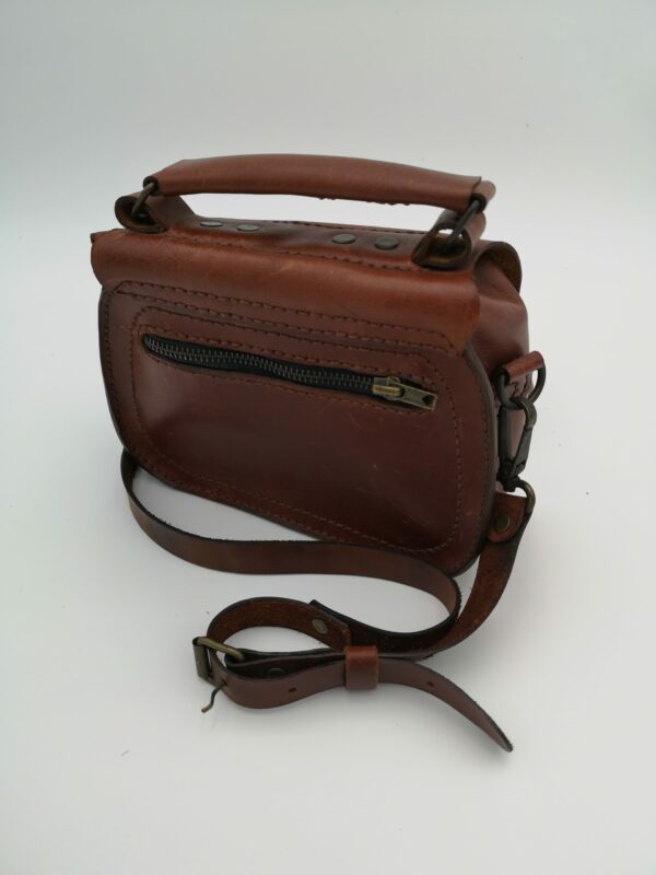 Petit sac style vintage marron 2