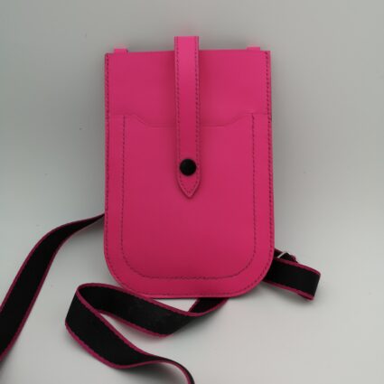 pochette-téléphone-rose-fluo