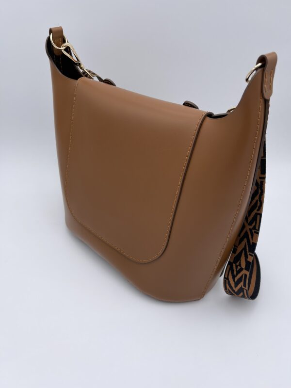 Grand sac en cuir Caramel – Image 2